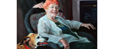 Custom double portrait painting by Yan Sun � oil on canvas